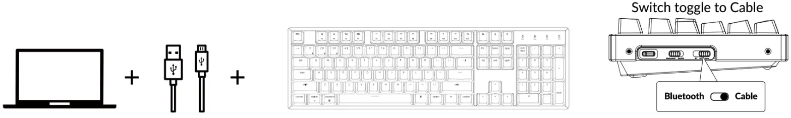 Keychron K10 Wireless Mechanical Keyboard - cabol