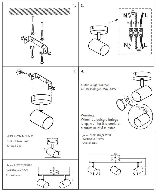 QAZQA Modern Track Light Jeana SL - modern trac