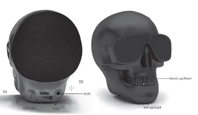 Bluetooth stereo button layout