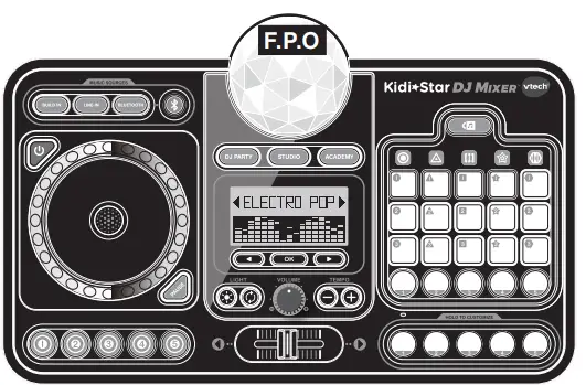 vtech 80-547300 Kidi Star DJ Mixer-fig1