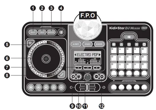 vtech 80-547300 Kidi Star DJ Mixer-fig2