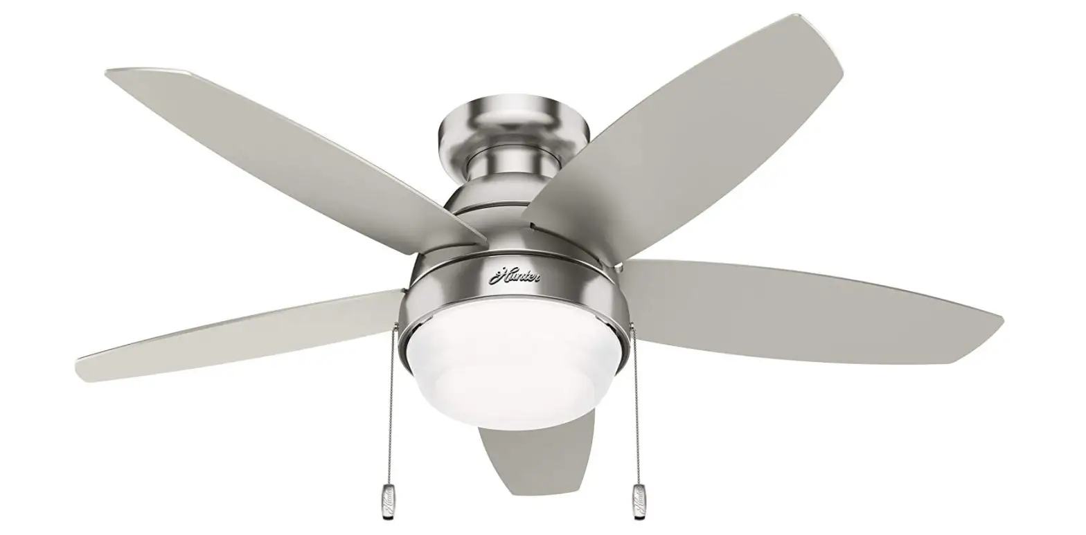 Hunter 51223 Brushed Nickel Lilliana Ceiling Fan Instruction Manual
