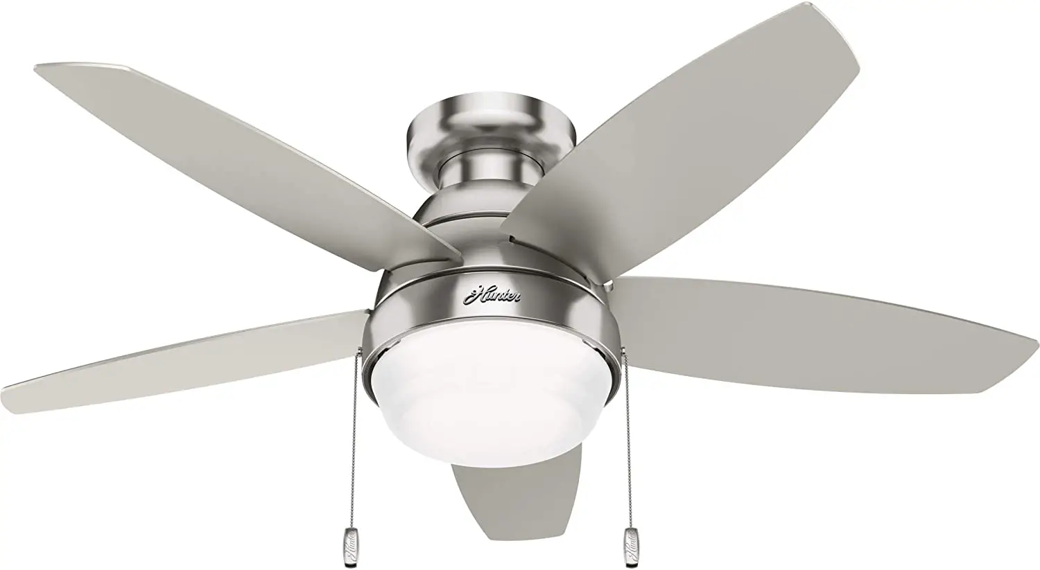 Hunter- 51223- Brushed- Nickel- Lilliana- Ceiling -Fan -FIG 1