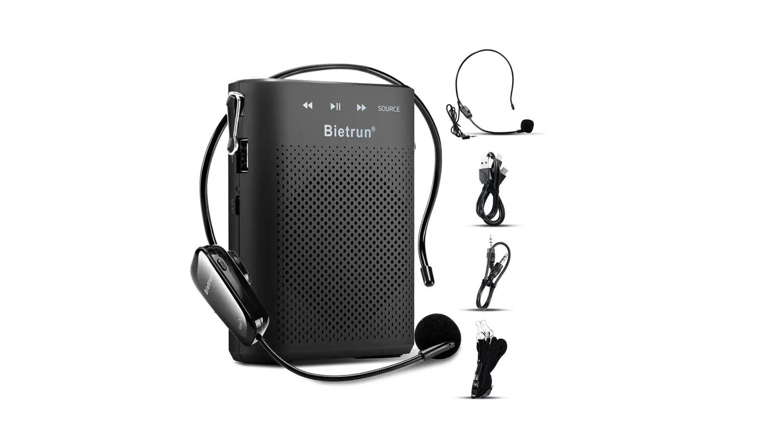 Bietrun Ts-230 Voice Amplifier With Wireless Microphone Headset User Manual