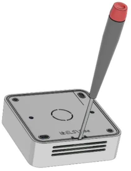 ELSYS DEELS1020WW Room Sensor CO2 LoRaWAN - screwdriver