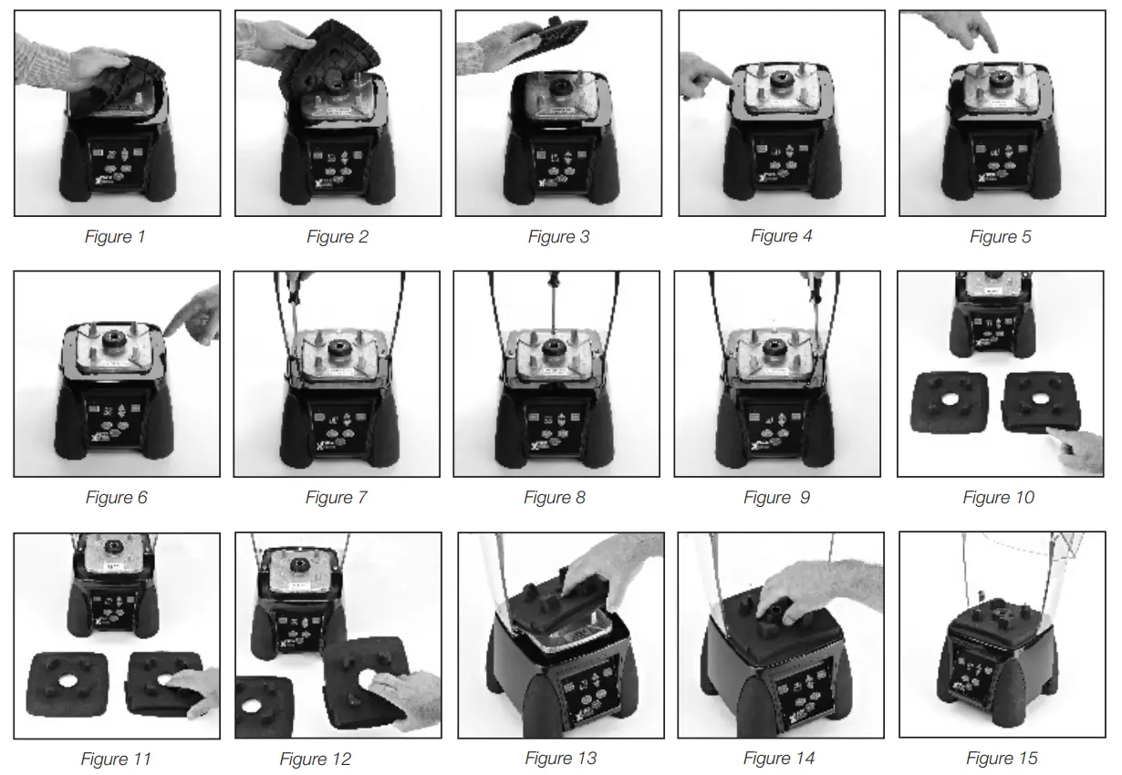 WARING COMMERCIAL MX Series Xtreme Hi Power Blender - Figure 1