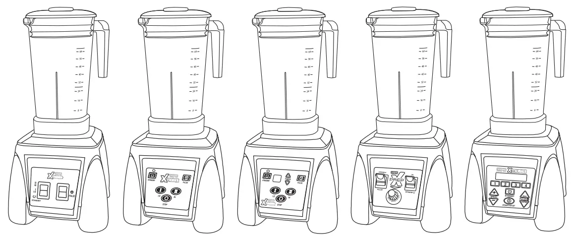 WARING COMMERCIAL MX Series Xtreme Hi Power Blender