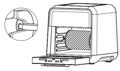 Breville VDF127 Halo Rotisserie Air Fryer Oven - Holder