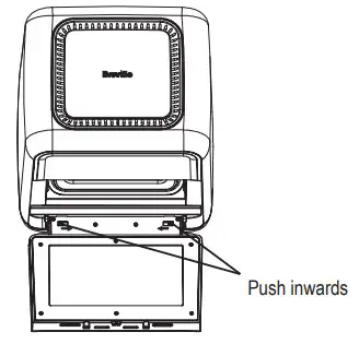 Breville VDF127 Halo Rotisserie Air Fryer Oven - inner bottom