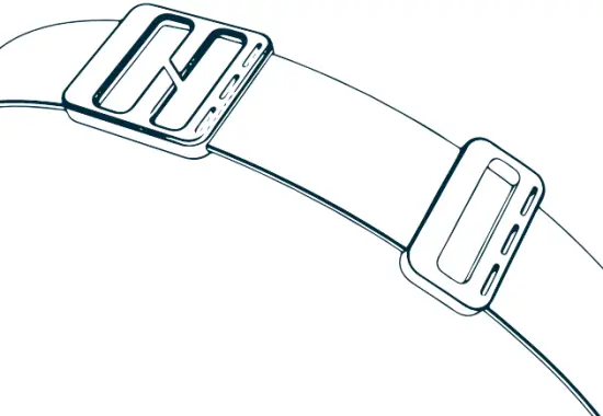 ADJUSTABLE HEAD STRAP