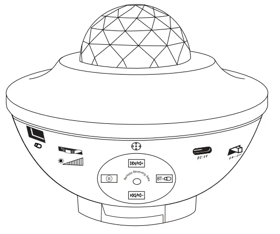Eicaus BL XK01 Galaxy Projector Star Projector - fig1