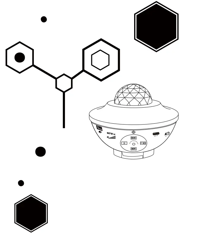 Eicaus BL XK01 Galaxy Projector Star Projector
