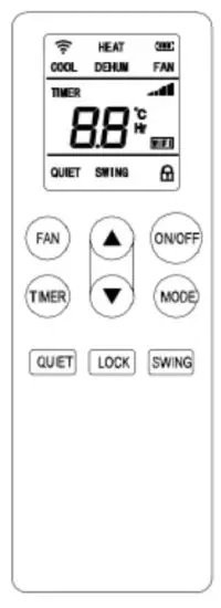 OSLO OSP1 08 Portable Air Conditioner - Remote Control Operation