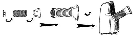 OSLO OSP1 08 Portable Air Conditioner - adapter