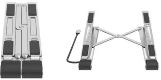 TRIPP LITE U460-ST4-4A-C 4-Port USB-C Hub with Laptop Stand and 100W PD Charging 5