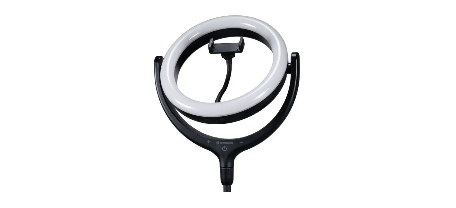 Bresser Br-rl10b Led Ring Light With Stand And Base Instruction Manual