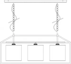 Johan Lewis Boundary Triple Pendant light