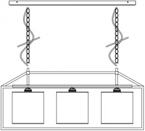 Johan Lewis Boundary Triple Pendant light A
