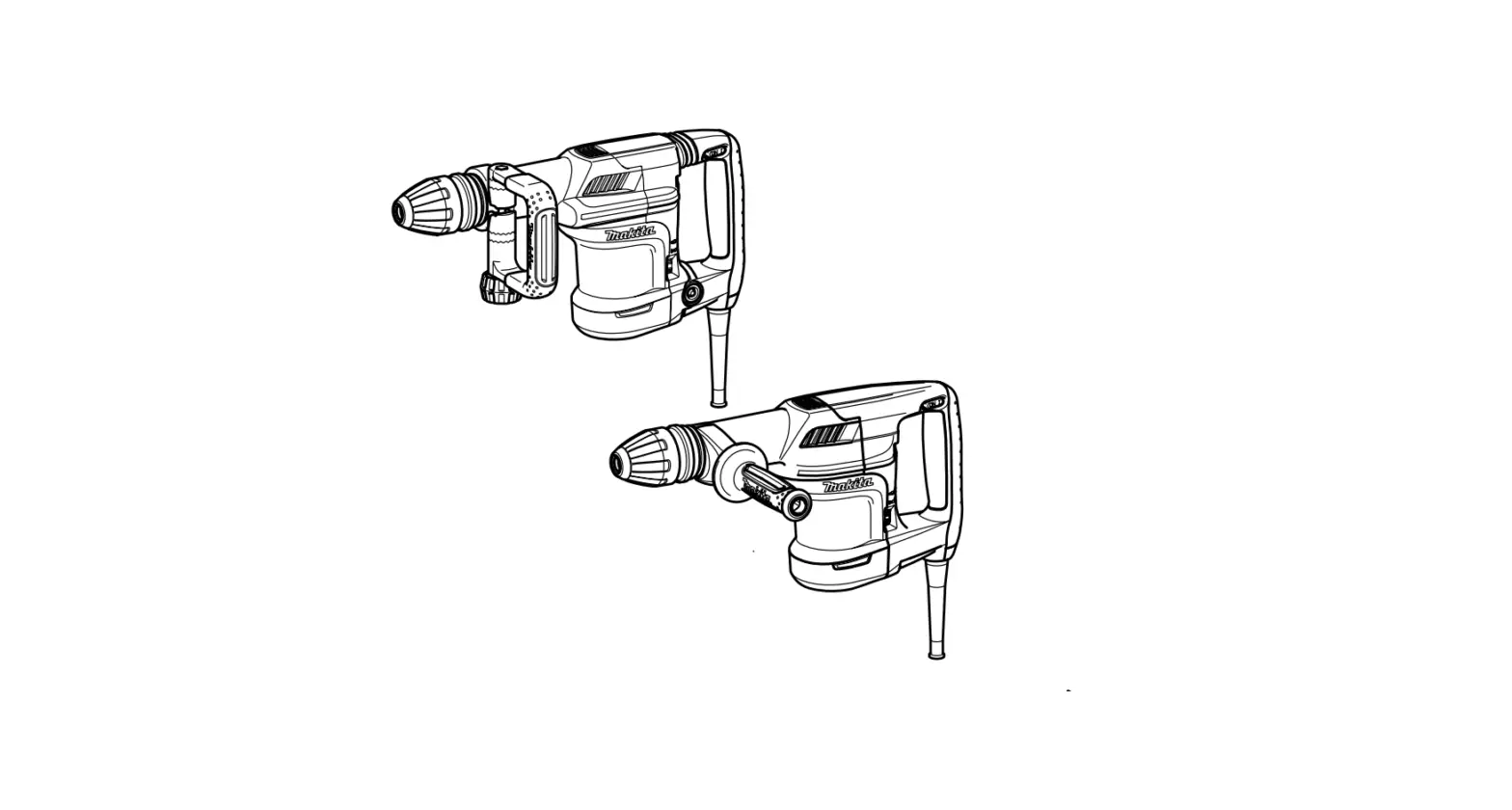 Makita Hm0871c Demolition Hammer Instruction Manual