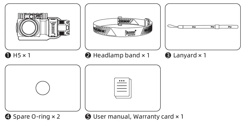 WUBEN H5 Multifunctional Clip Flashlight 1