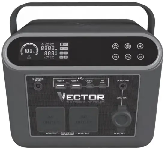 VECTOR VECLIPS6 733 Watt Lithium Power Station
