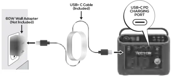 VECTOR VECLIPS6 733 Watt Lithium Power Station - FIG 11