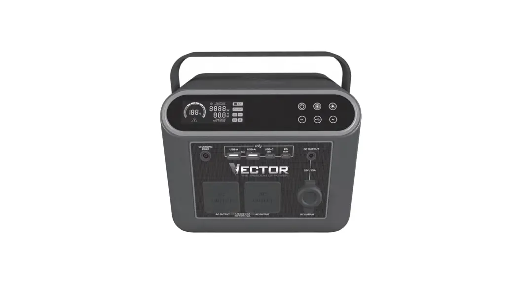 Vector Veclips6 733 Watt Lithium Power Station Instruction Manual
