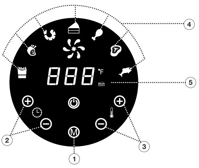 PowerXL Air Fryer 7 QT Maxx Classic - Using The Control Panel 2