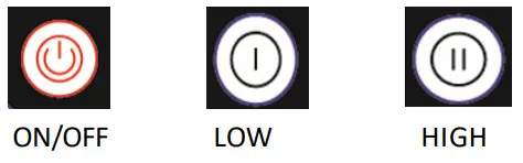 Goldair GEOR150 Outdoor Radiant Heater - Components Control