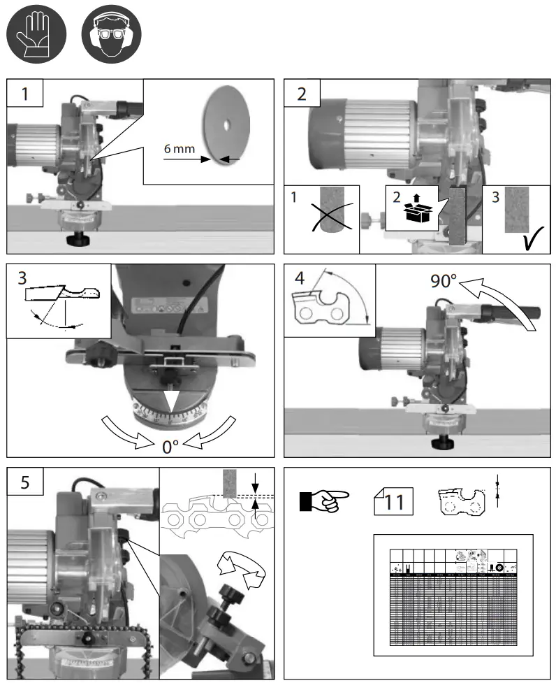 Gude P 2501 S Chainsaw Sharpener - fig10