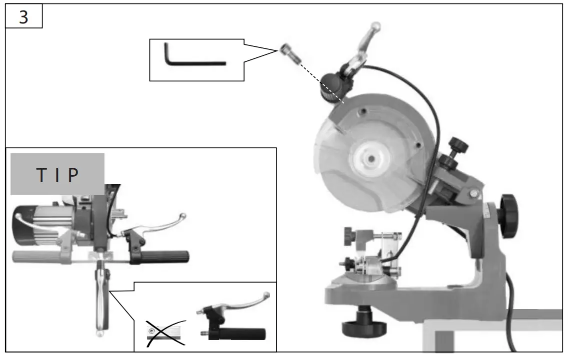 Gude P 2501 S Chainsaw Sharpener - fig4
