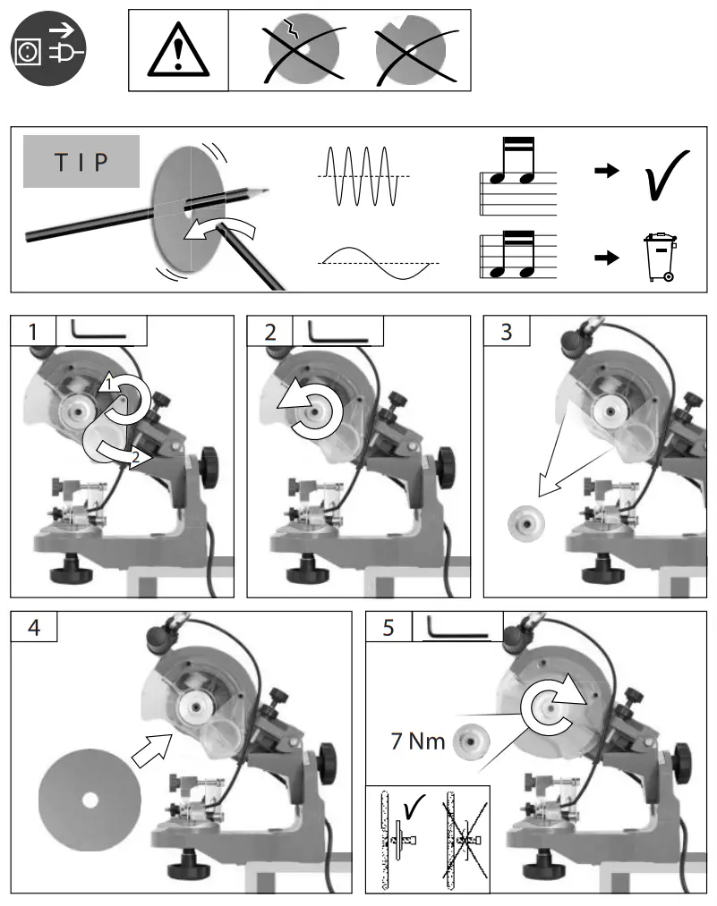 Gude P 2501 S Chainsaw Sharpener - fig5