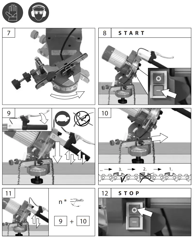 Gude P 2501 S Chainsaw Sharpener - fig9