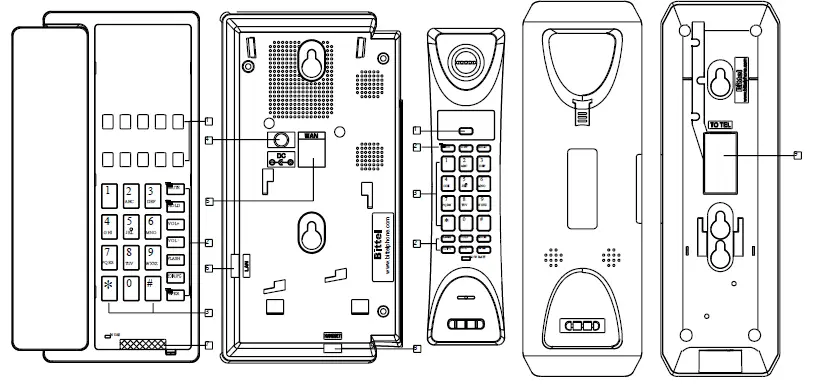 Bittel HWD9888TSD IP SIP PHONE FIG 2