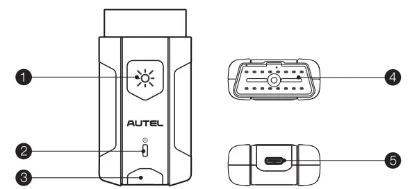 Autel Intelligent Tech MS906 Pro-TS MaxiSys OBD2 Scanner 3
