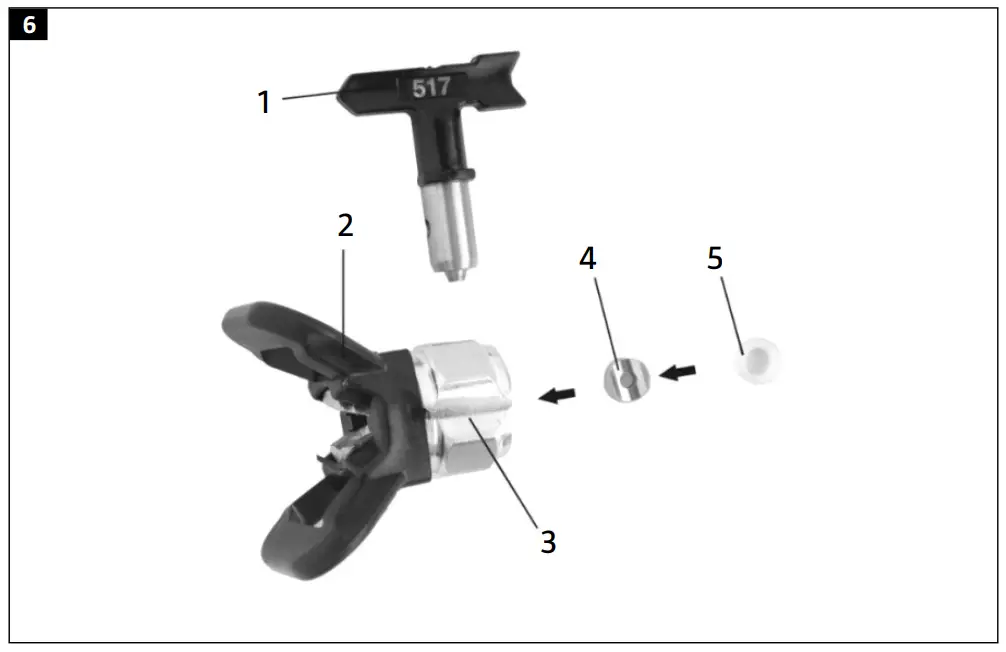 ASSEMBLY OF NOZZLE INSERT