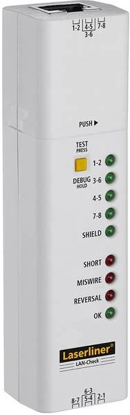 Laserliner 1697325 LAN-Check Cable Tester-fig1
