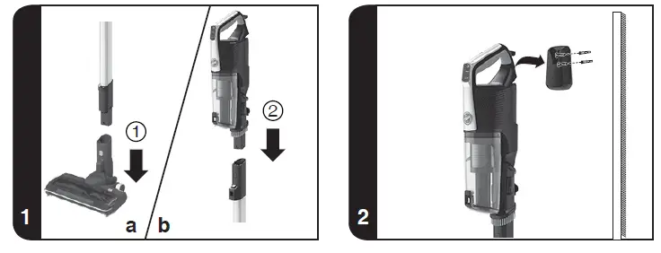 HOOVER H-FREE 500 Cordless Vacuum Cleaner fig 2