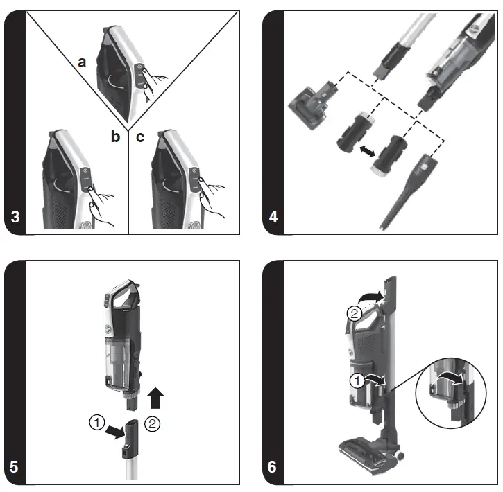 HOOVER H-FREE 500 Cordless Vacuum Cleaner fig 3