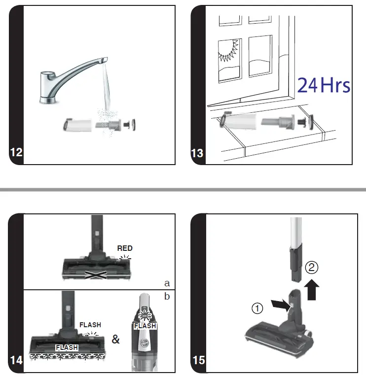 HOOVER H-FREE 500 Cordless Vacuum Cleaner fig 6