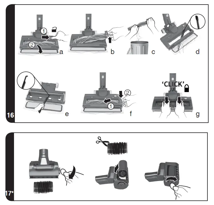 HOOVER H-FREE 500 Cordless Vacuum Cleaner fig 7