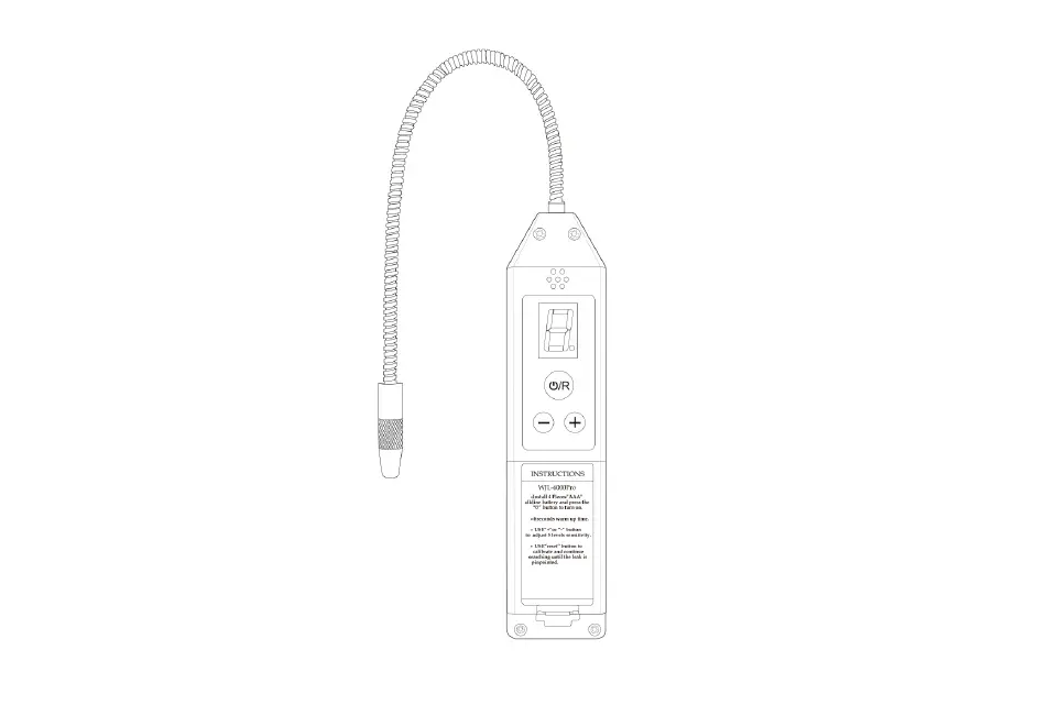 Aprvtio Wjl-6000 Pro Refrigerant Leak Detector User Manual