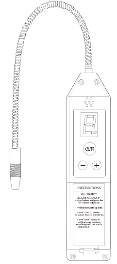 APRVTIO WJL-6000 Pro Refrigerant Leak Detector