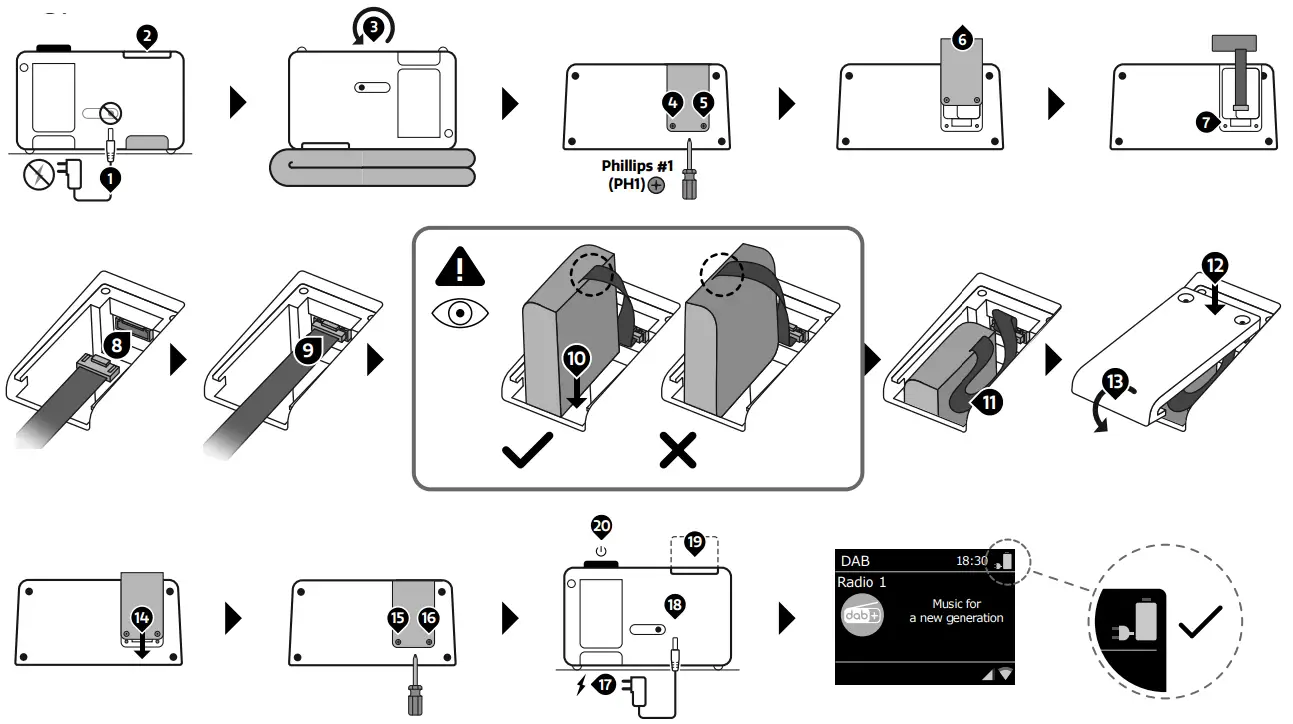 PURE 108SP 05 Evoke Play ChargePAK Music System