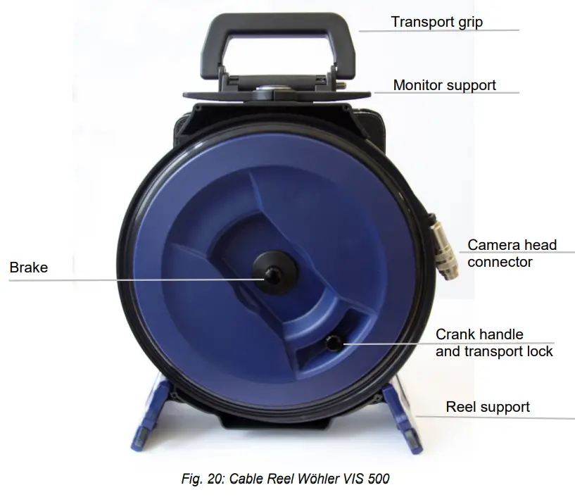WOHLER VIS 500 Chimney Inspection Camera - fig20