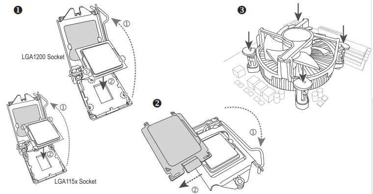 GIGABYTE 12QM-MBQUICK-103XR CPU Cooler - icon 1