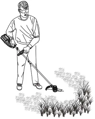 greenworks pro String Trimmer - ADJUST THE LENGTH OF THE 2