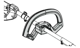 greenworks pro String Trimmer -ATTACH THE AUXILIARY 2