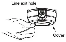 greenworks pro String Trimmer -install the new spool. 7