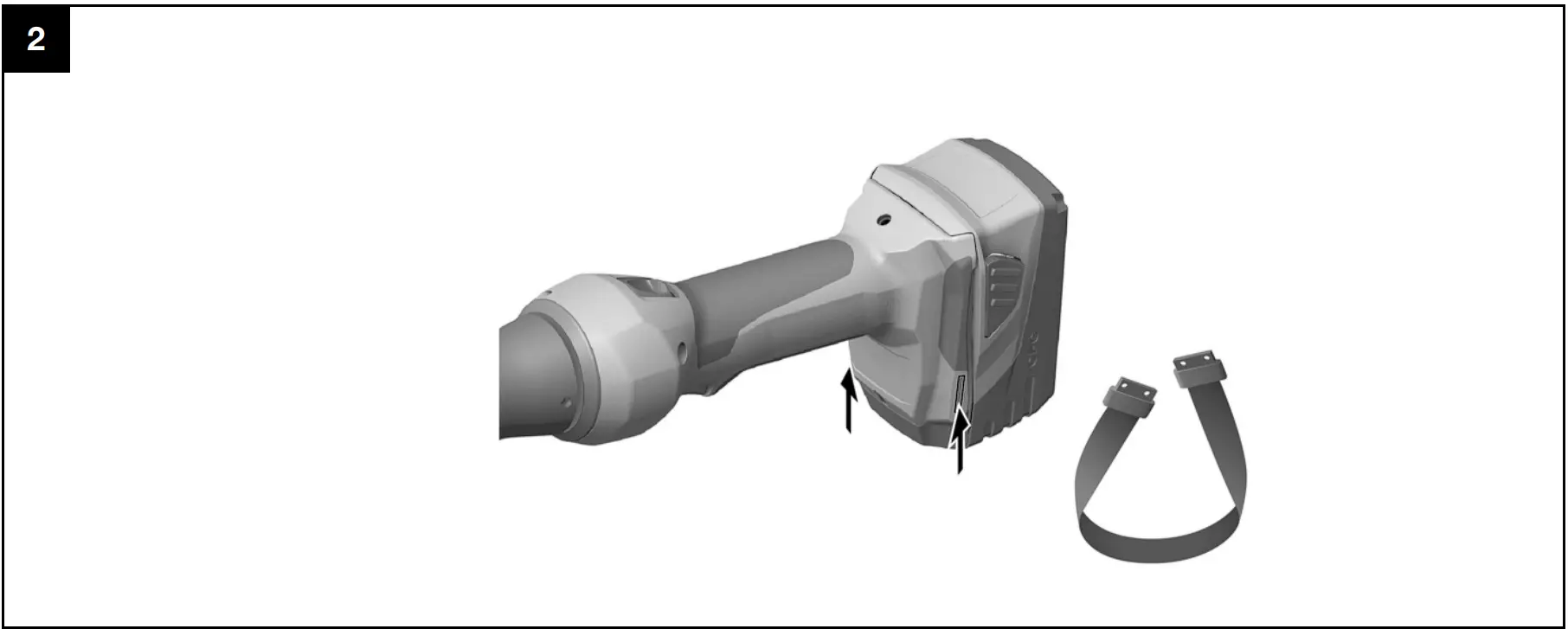 Assemble Hilti retaining leash (optional)